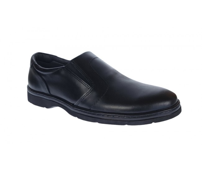 Pantofi barbati, casual, piele naturala, Negru, Confort, ALEXANDER 27