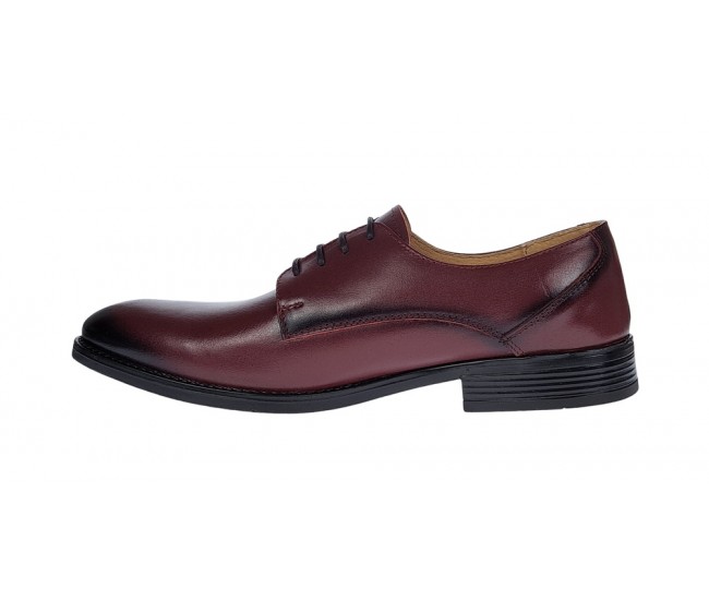 Pantofi barbati, eleganti, piele naturala, Bordeaux, ALEXANDER - 990VIS