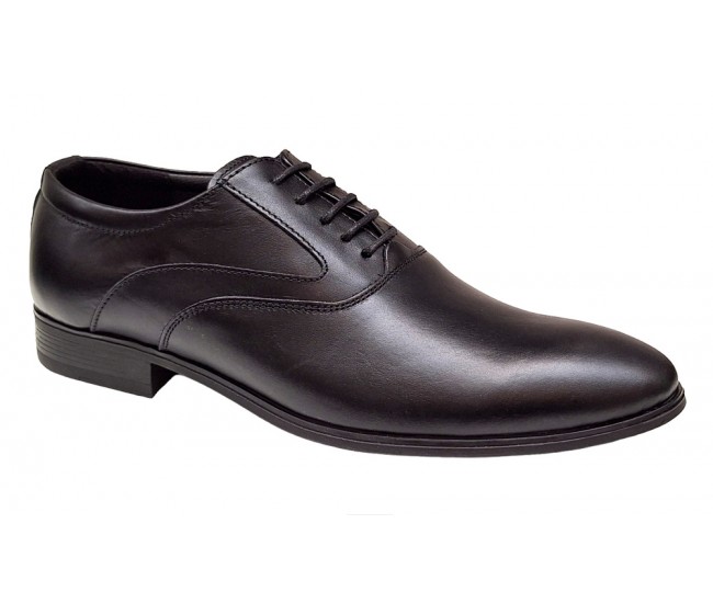 Pantofi barbati eleganti din piele naturala Negru - RSY21N