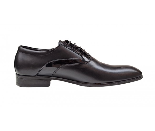 Pantofi barbati eleganti din piele naturala Negru - RSY23NL