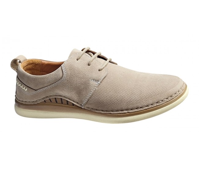 Pantofi casual barbati din piele naturala bej - Model Colin 547B