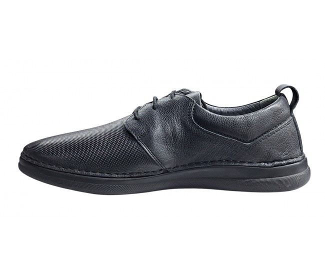 Pantofi casual barbati din piele naturala - Model Negru Colin 547N