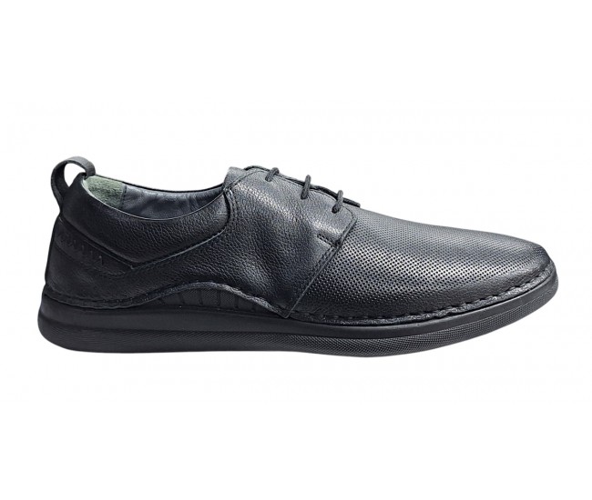 Pantofi casual barbati din piele naturala - Model Negru Colin 547N