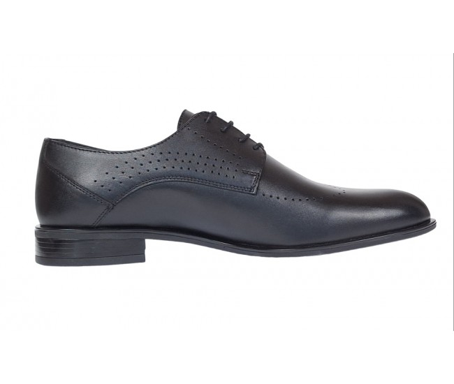 Oferta Pantofi barbati eleganti din piele naturala Negru SIR011N