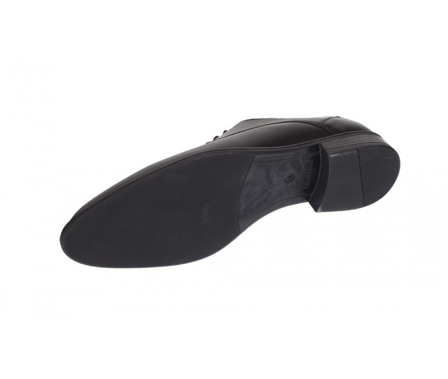 Oferta Pantofi barbati eleganti din piele naturala Negru SIR011N