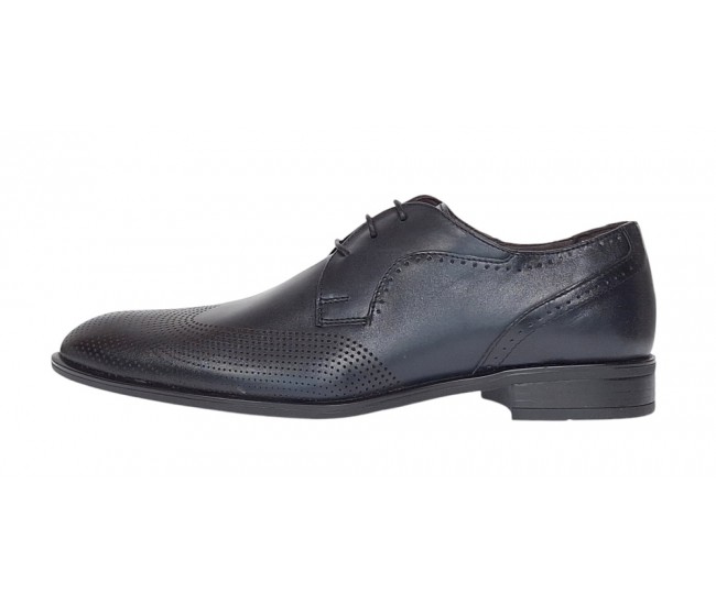 Pantofi barbati eleganti din piele naturala Bleumarin SIR020BL