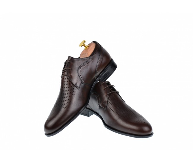 Pantofi barbati eleganti, din piele naturala, Maro, Milenium - CIUCALETI SHOES