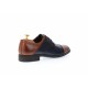 Pantofi barbati casual, eleganti din piele naturala - SIR104MBLU