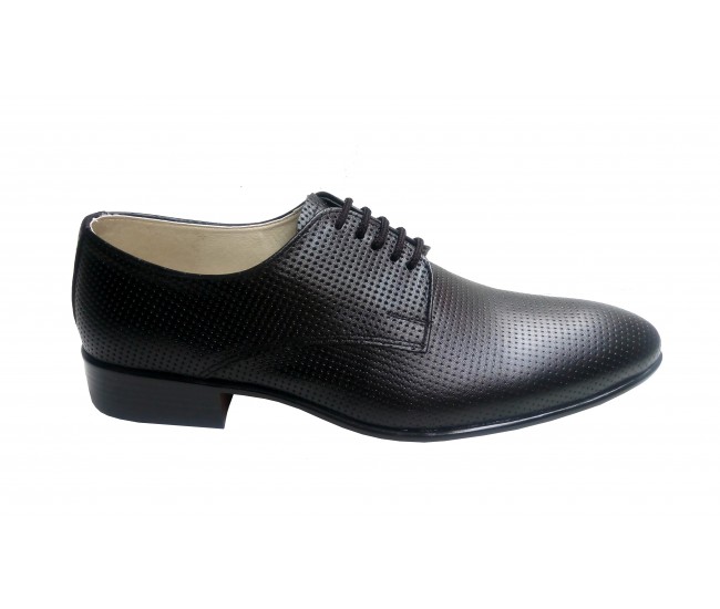 Pantofi barbati lux - eleganti din piele naturala - Negru STD35NPF