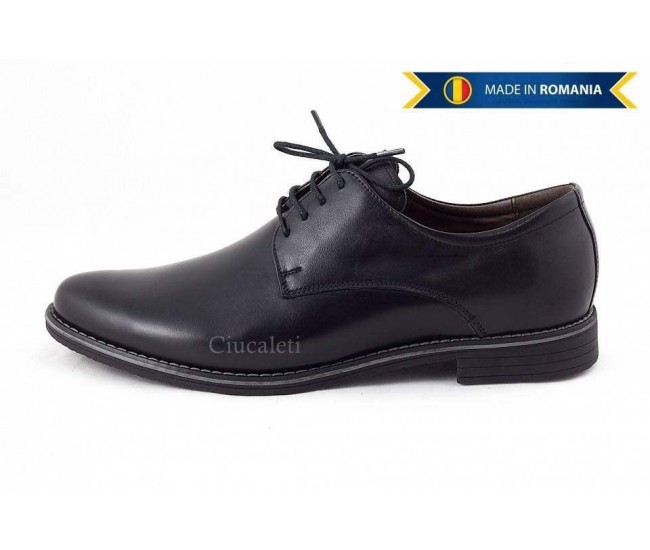 Pantofi barbati casual din piele naturala box - 335NBOX