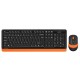 KIT TASTATURA SI MOUSE WIRELESS FG1010 A4TECH 