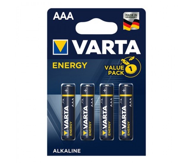 BATERIE ALCALINA ENERGY LR03 BL 4 BUC VARTA 