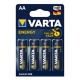 BATERIE ALCALINA ENERGY LR06 BL 4 BUC VARTA 