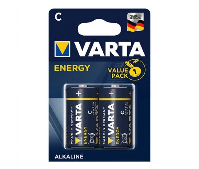 BATERIE ALCALINA ENERGY LR14 BL 2 BUC VARTA 