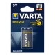 BATERIE ALCALINA ENERGY 9V BL 1 BUC VARTA 