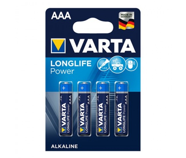 BATERIE ALCALINA LONGLIFE POWER LR3 BL4 VARTA 