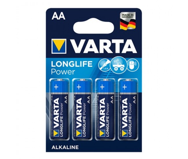 BATERIE ALCALINA LONGLIFE POWER LR6 BL4 VARTA 