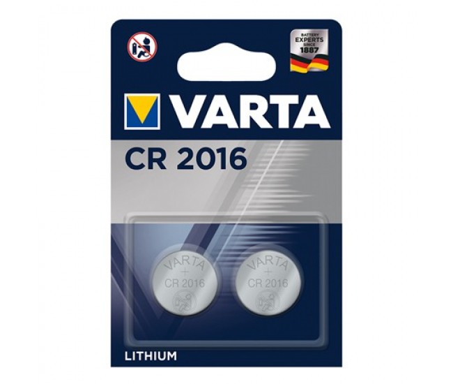 BATERIE CR2016 BLISTER 2 BUC VARTA 