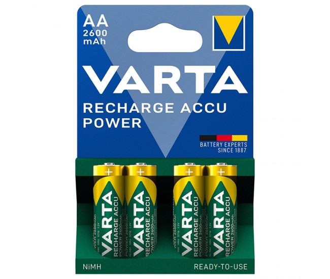 ACUMULATOR AA 2600MAH BLISTER 4 BUC VARTA 