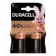 BATERIE ALCALINA LR14 BLISTER 2 BUC DURACELL 