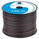 CABLU DIFUZOR CCA 2X0.20MM NEGRU 100M 