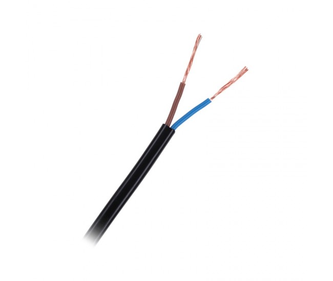 CABLU ELECTRIC OMY 2X0.75 300V NEGRU 