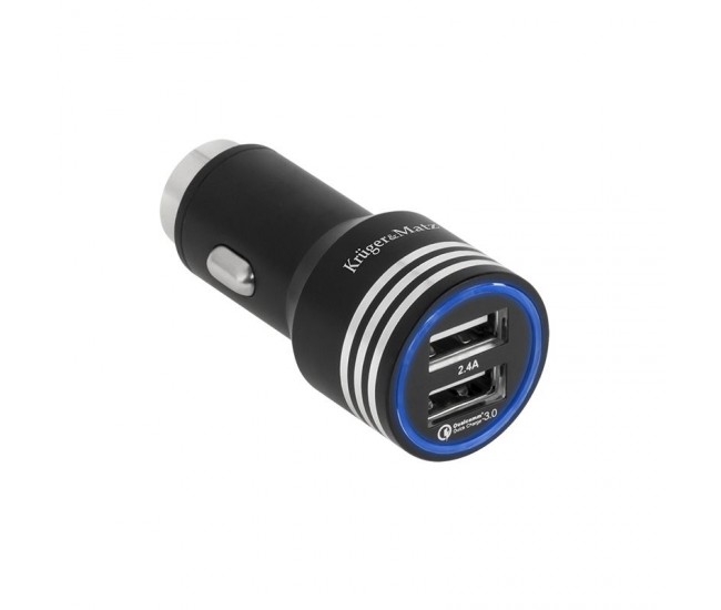 INCARCATOR AUTO 2XUSB QUICK CHARGE 3.0 