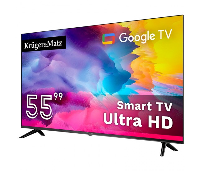 GOOGLE SMART TV 55 INCH 141CM ULTRAHD 4K KRUGER&MATZ 