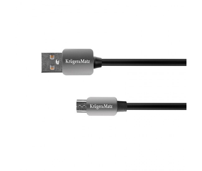 CABLU USB TATA-MICRO USB TATA 1.0M KRUGER&MATZ 