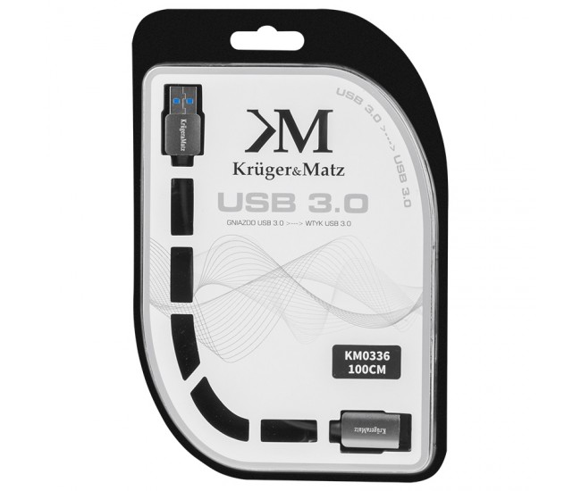 CABLU USB PRELUNGITOR 1M BLISTER KRUGER&MATZ 