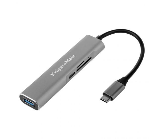 HUB USB TIP C HDMI/USB3.0/SD/MICROSD/TIP C 