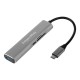 HUB USB TIP C HDMI/USB3.0/SD/MICROSD/TIP C 