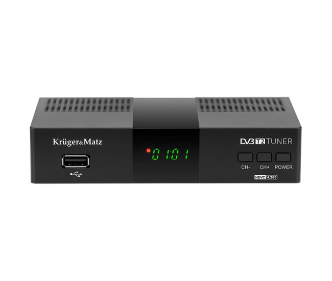 TUNER DVB-T2 H.265 HEVC KRUGER&MATZ 