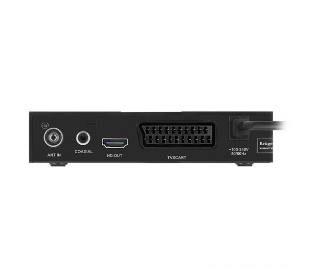 TUNER DVB-T2 H.265 HEVC KRUGER&MATZ 