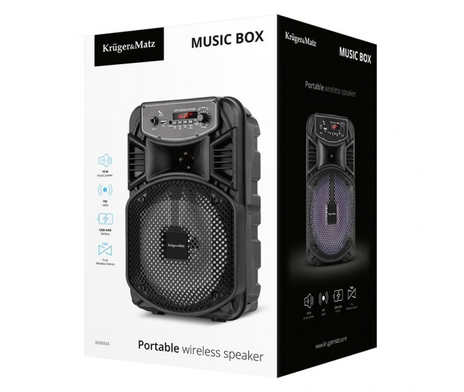 BOXA BLUETOOTH PORTABILA MUSIC BOX KRUGER&MATZ 