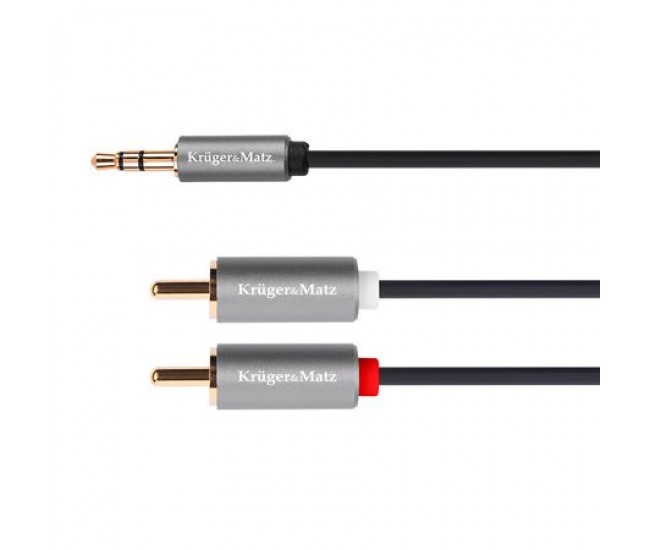 CABLU JACK 3.5 - 2RCA 1.8M BASIC K&M 