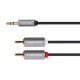 CABLU JACK 3.5 - 2RCA 1.8M BASIC K&M 