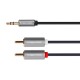 CABLU JACK 3.5 - 2RCA 1.8M BASIC K&M 