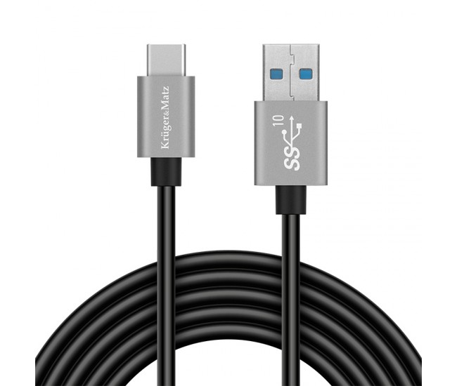 CABLU USB - TIP C 10 GBPS 15 W 0.5M KRUGER&MATZ 