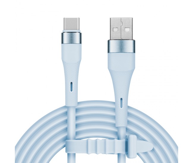 CABLU SILICON USB-USB TYPE C 1M BASIC KRUGER&MATZ 