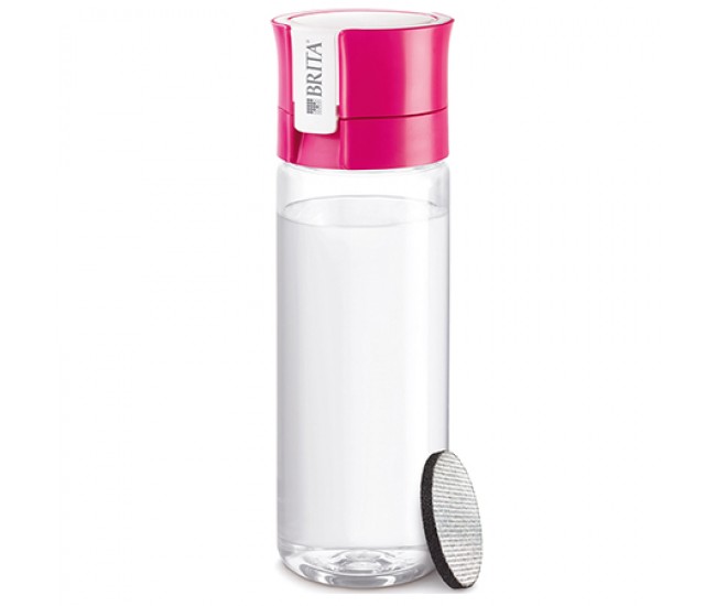 STICLA CU FILTRU FILL&GO VITAL 0.6 L PINK BRITA 