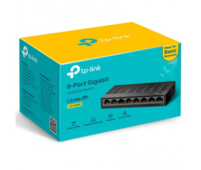 SWITCH 8 PORTURI GIGABIT LS1008G TP-LINK 