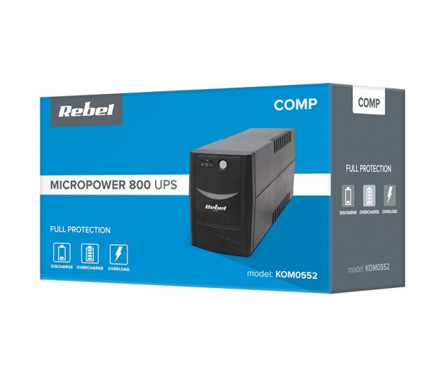 UPS MICROPOWER 800 (800VA/480W) REBEL 