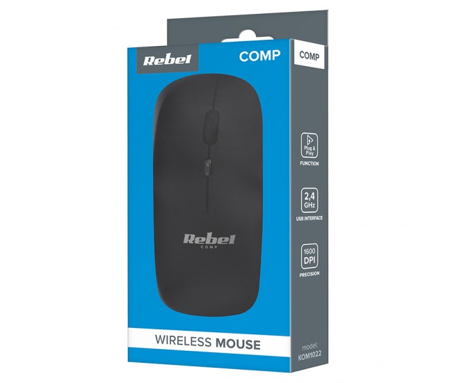 MOUSE WIRELESS 1600 DPI WM210 REBEL 