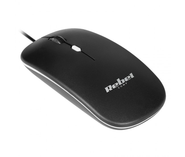 MOUSE CU FIR 1200 DPI WDM210 REBEL 