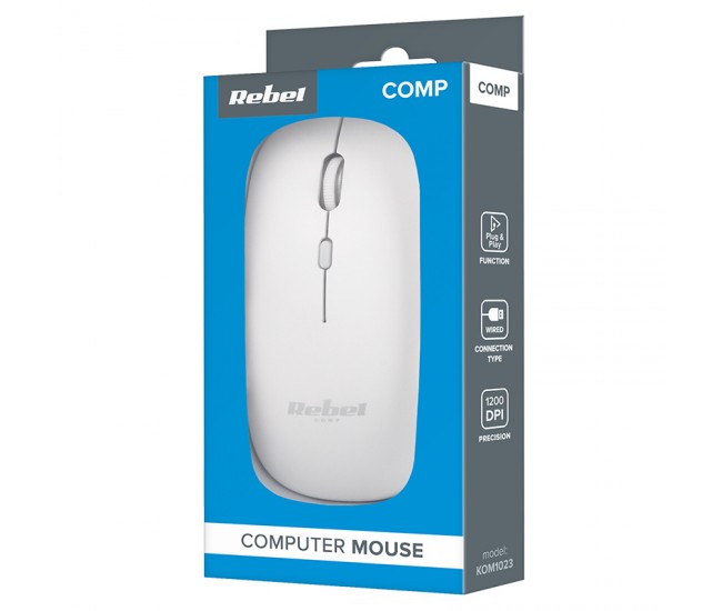 MOUSE CU FIR 1200 DPI WDM210 REBEL 