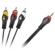 CABLU JACK 3.5 4 CANALE (A/V/MASA)-3RCA 1.5M 