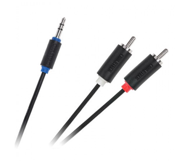 CABLU JACK 3.5 TATA - 2RCA TATA CABLETECH STANDARD 1M 