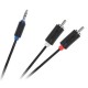 CABLU JACK 3.5 TATA - 2RCA TATA CABLETECH STANDARD 1M 