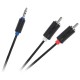 CABLU JACK 3.5 TATA - 2RCA TATA CABLETECH STANDARD 1.8M 